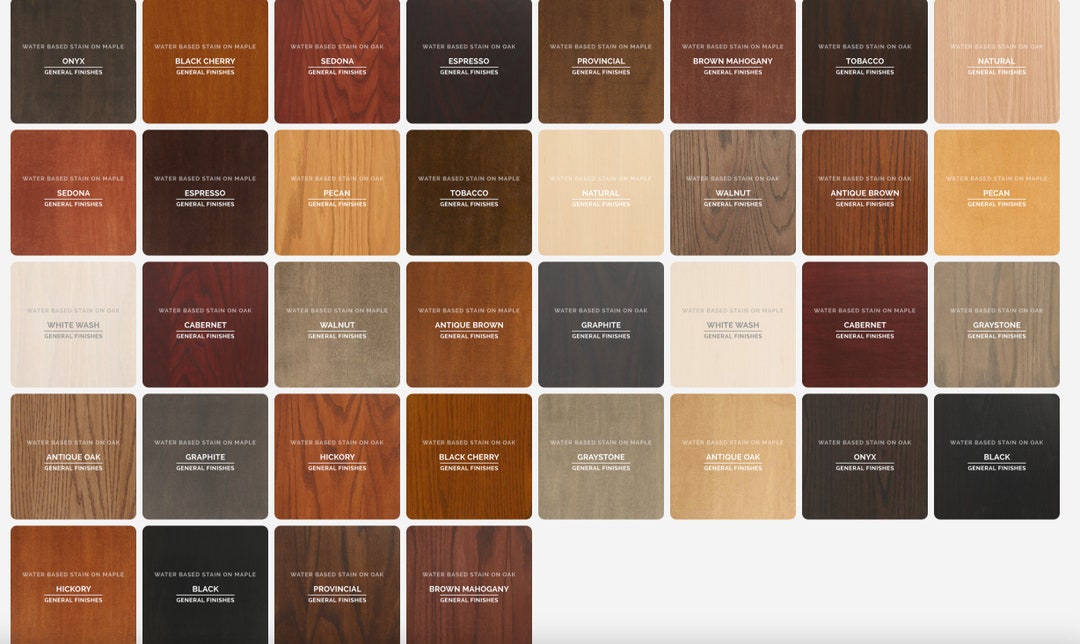 General Finishes Water Based Wood Stain Pints and Quarts FREE SHIPPING