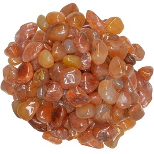 Hypnotic Gems: Carnelian Tumbled Stones - Extra Grade - Small - 0.75&quot; to 1&quot; Avg.