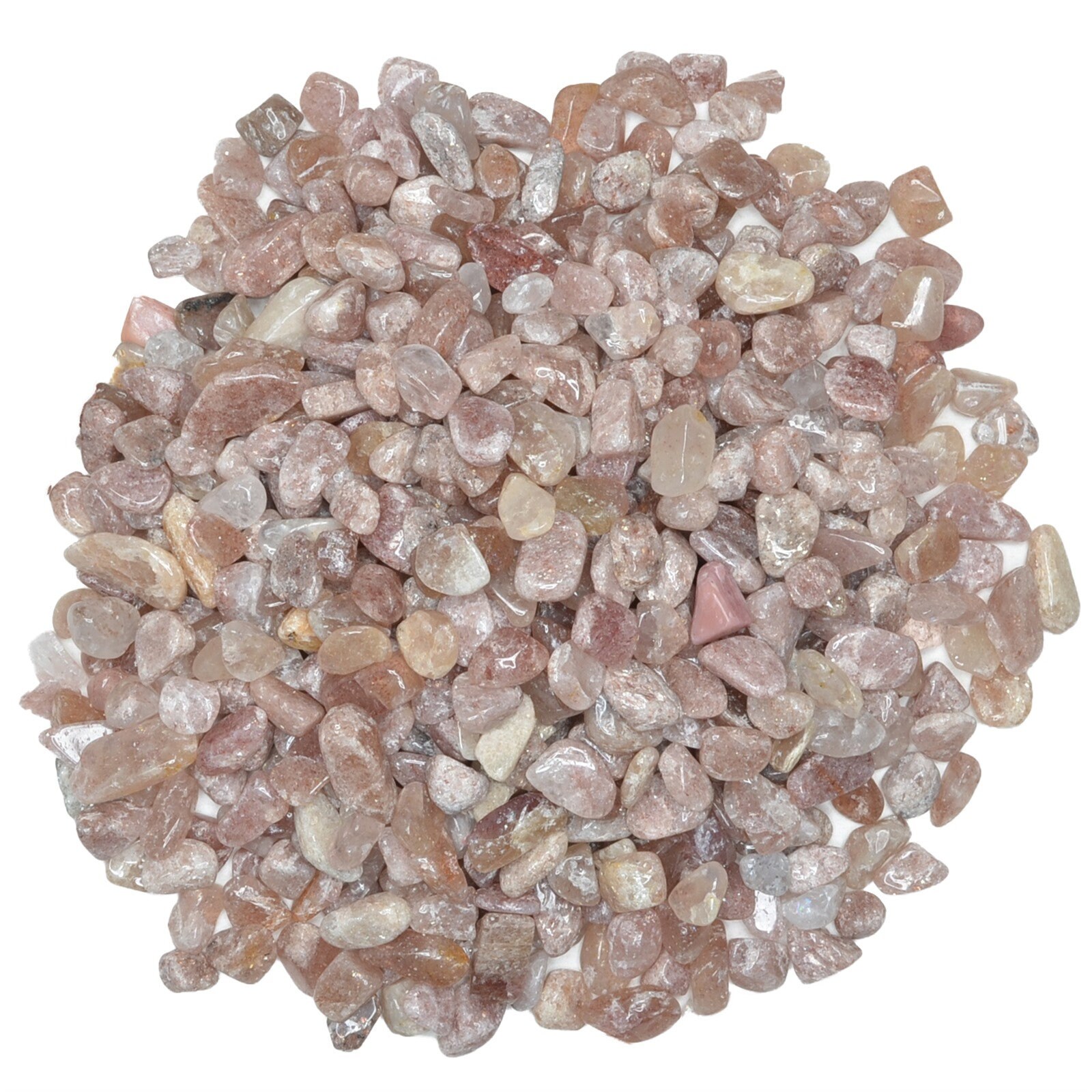 1/2 lb of Tumbled Goldstone Rock Chips 1/2 lb of Tumbled Goldstone Rock Chips