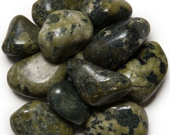 Hypnotic Gems Materials: 1 lb Tumbled Nephrite Jade - Medium - 1" to 1.5" Average - Perfect for Crafts, Art, and More!