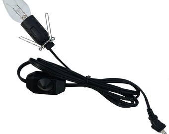 Hipnotyczny Gems Gallery: Premium UL wymienione przewód / Dimmer Switch i żarówki lampy solne, dynie, Boże Narodzenie wiosek i więcej