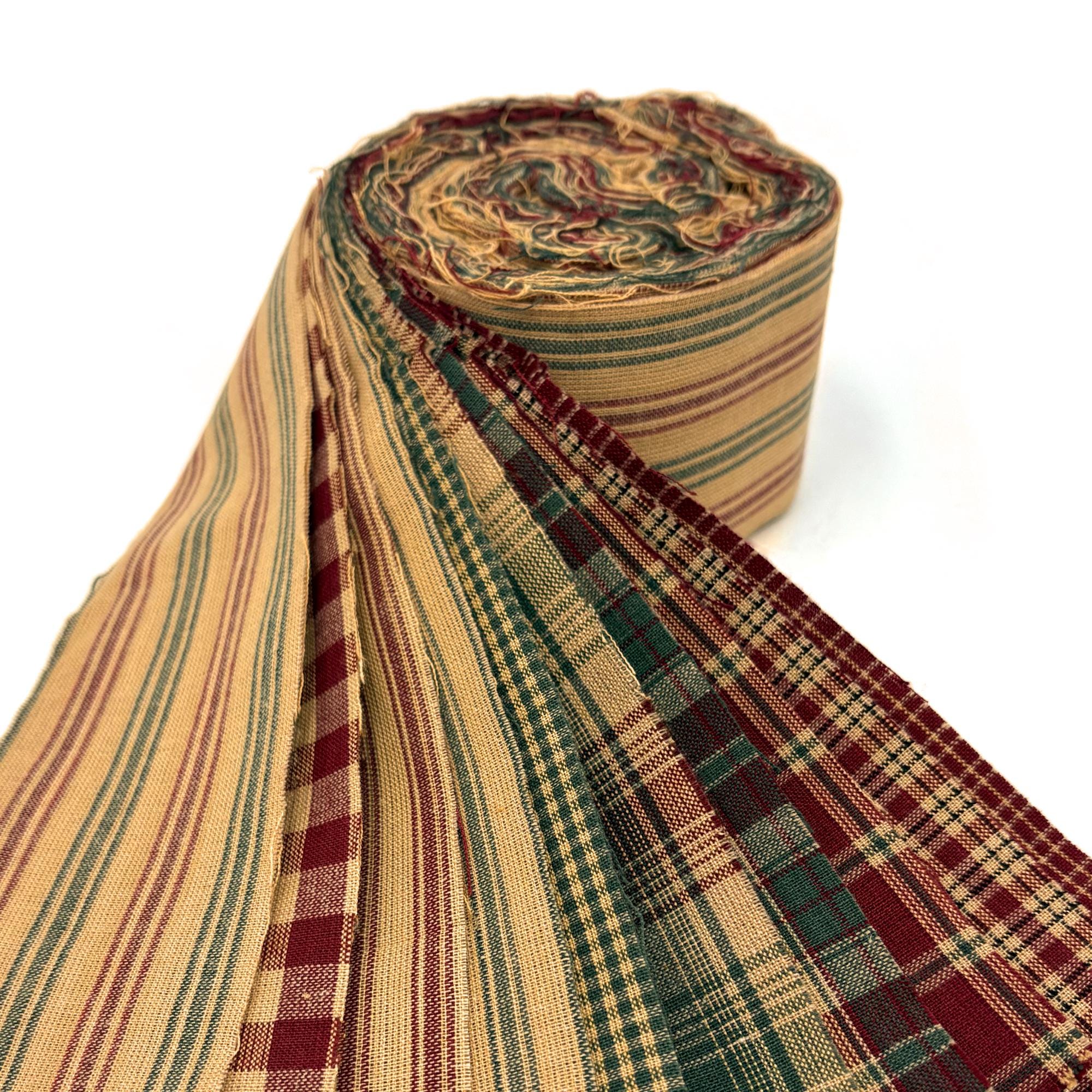 Stitch & Sparkles Cotton Homespun Fabric - 44 Inch Wide Dove Plaid By The Yard