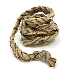 Black Ticking Braided Christmas Garland - 9 feet (108 inches) - by Marilee Home