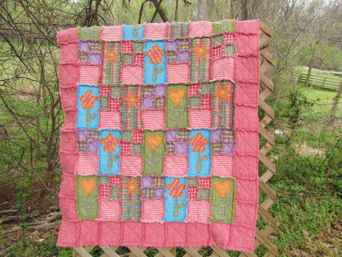 Fancy Flora's Ragged Quilt Pattern digital Download | Etsy