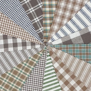 Lightwash Ragged Homespun Quilt Kit - Finished size 40&quot; x 50&quot;