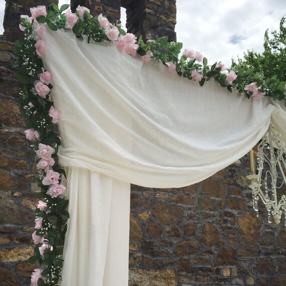 tobacco cloth wedding 10 Yards White Tobacco Cloth Medium Weight Cotton