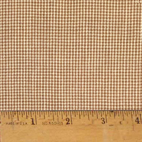 Full Yard- Nutmeg Brown Homespun Cotton Fabric