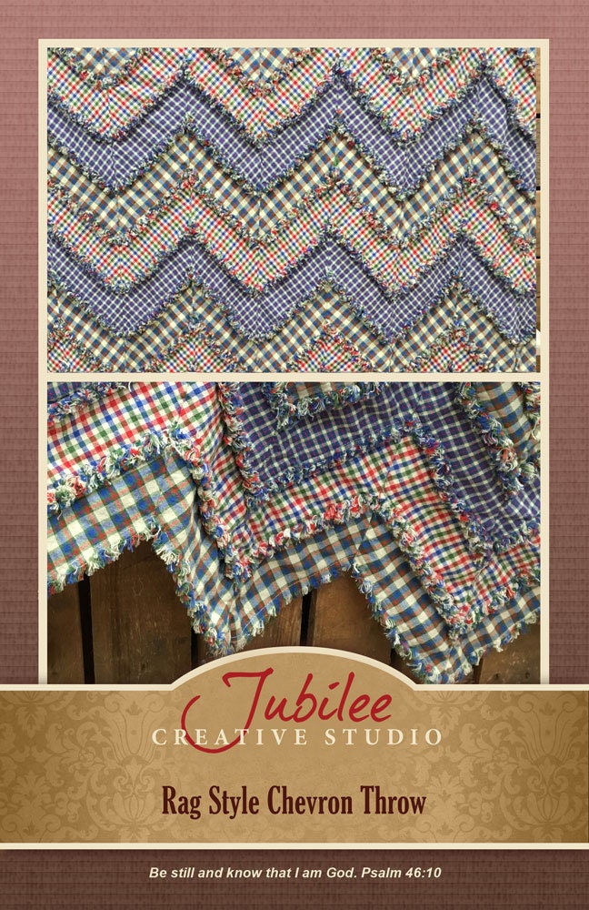 Chevron Rag Style Throw Pattern - Digital Download - Etsy