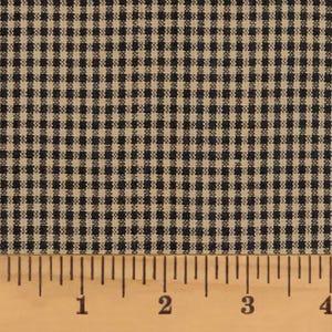 Full Yard- Primitive Black 2 Homespun Cotton Fabric
