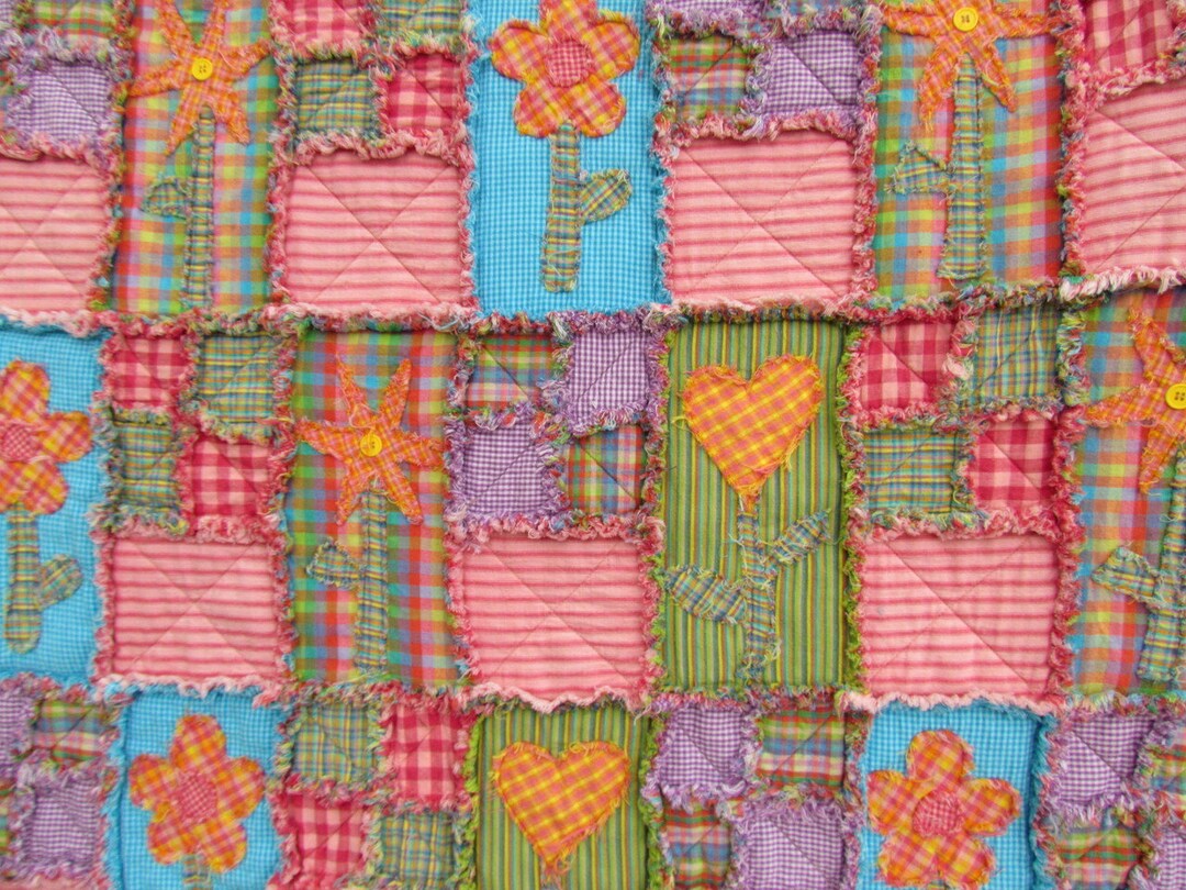 Fancy Flora's Ragged Quilt Pattern -digital Download - Etsy