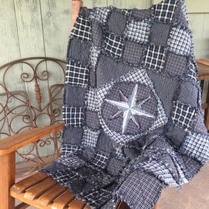 Medallion Rag Quilt Pattern - Digital Download
