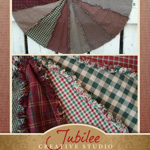 Prairie Christmas Tree Skirt Pattern FREE SHIPPING Etsy