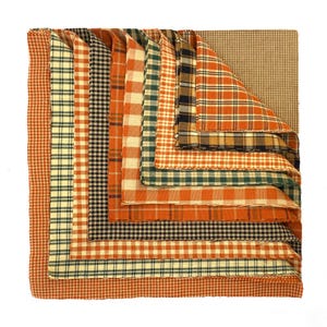 10 inch -- 44 Autumn Spice Homespun Fabric Precut Cake Layers