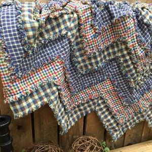 Chevron Rag Style Throw Pattern - Digital Download