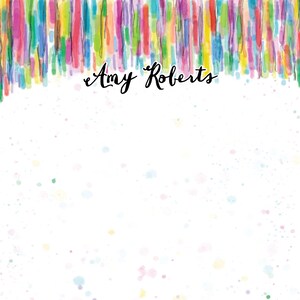 Colorful notecards