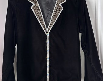 Ready made Embroidered Velvet Vests and Jackets.  (for Irish Dancing)