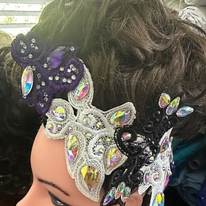 Layered Lace Side Tiara