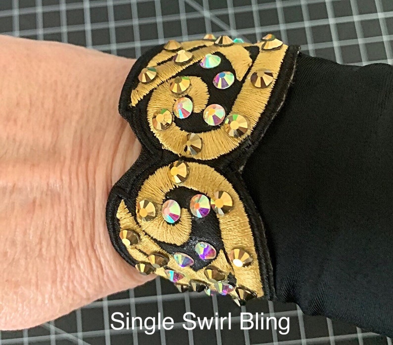 Embroidered Cuffs for Black Out Dresses Etsy