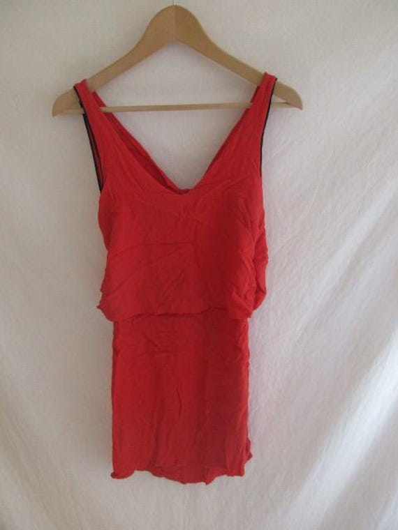 sandro orange dress