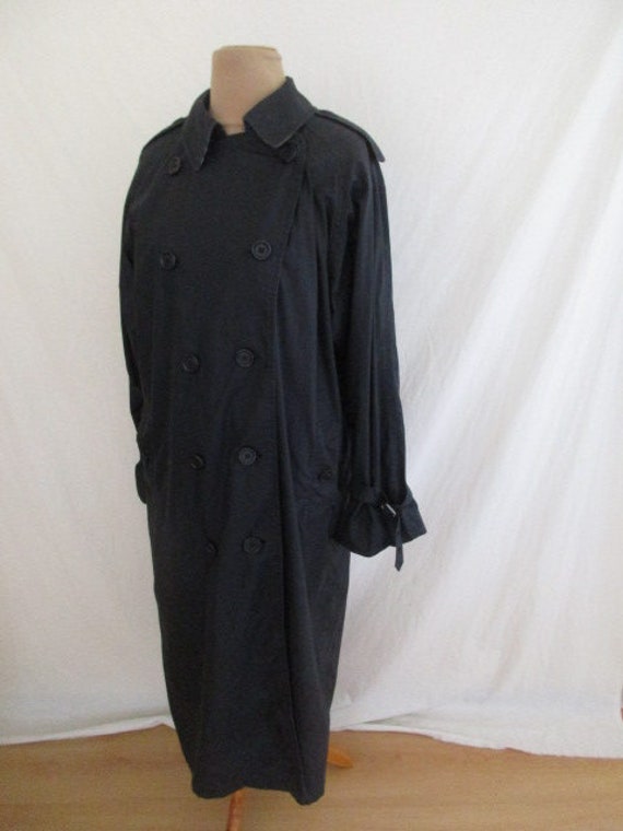 burberry trench coat black