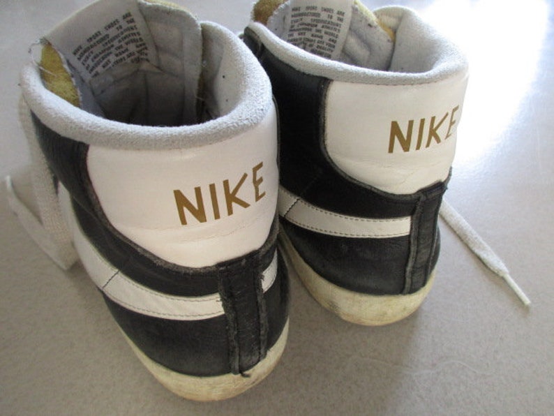 Baskets vintage des années 90 Nike Noir Taille 40 Etsy