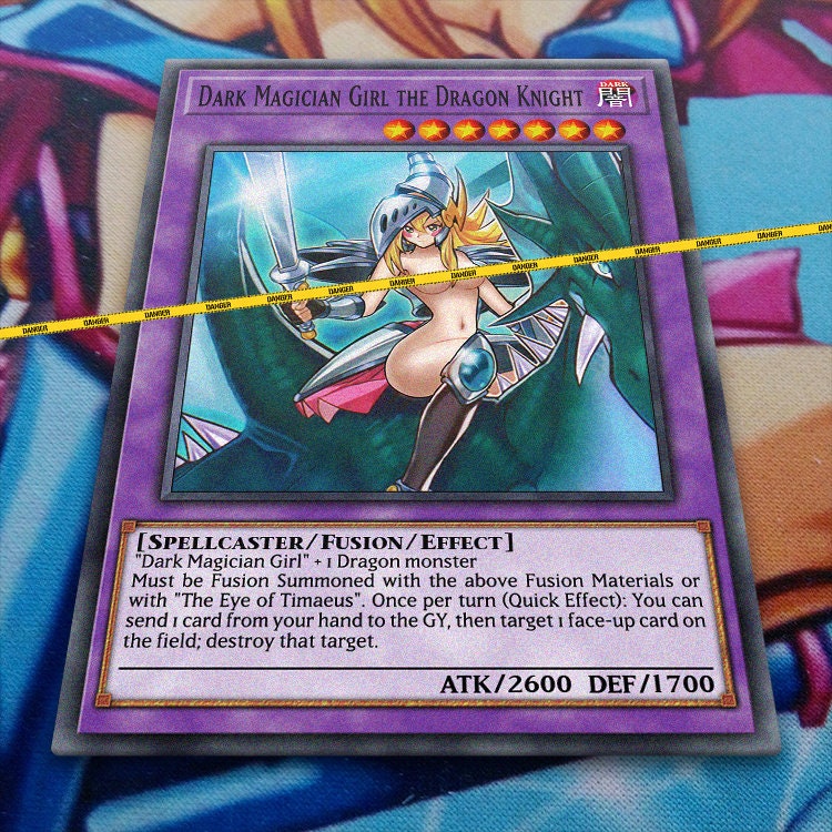 Dark Magician Girl the Dragon Knight ORICA Fanmade YuGiOh | Etsy