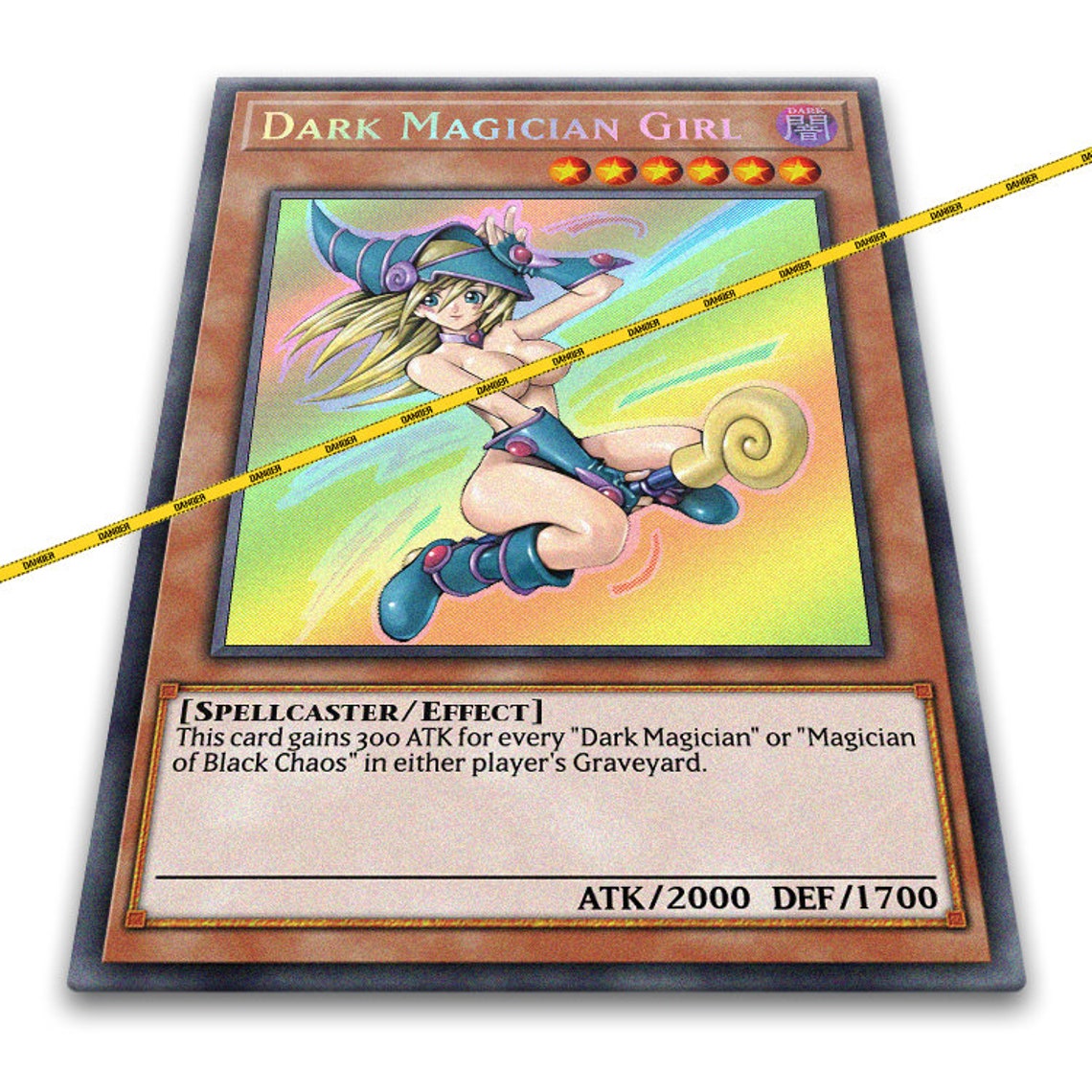 Dark Magician Girl 5 Ultra Rare Orica Fanmade Yugioh Card Etsy 