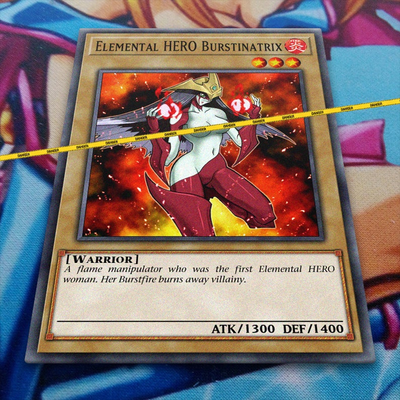 Elemental HERO Burstinatrix ORICA Fanmade Yugioh Card Etsy