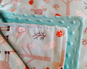 Forest Creature Baby Blanket