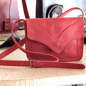 BAG WOMAN genuine leather handmade leather shoulder strap. Canapart made in Salento !!