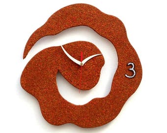 OROLOGIO DA PARETE "Antiorario" in legno ecologico  Canapart. A