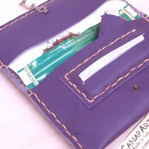 Artisanaux cousu main en cuir véritable Canapart cartes. Alto