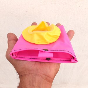Recycled bag in handmade PVC. 3bor
