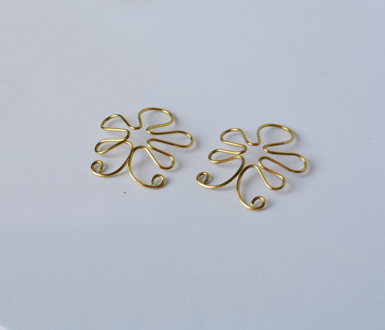 Pair of non piercing nipple clamps Flower sterling silver Etsy