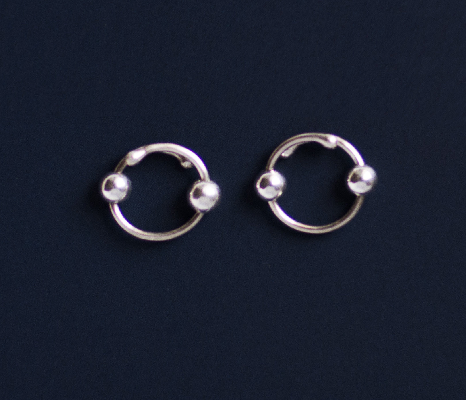 Fake Nipple Piercing Rings Sterling Silver Etsy