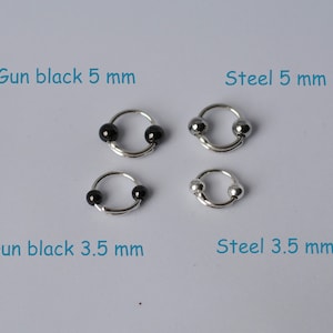 Fake piercing Nipple rings with beads / Fake piercing rings / fake nipple barbells / fake Nipple bar / mature image 8