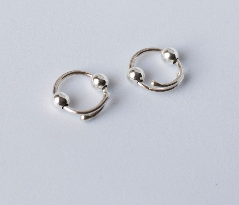 Fake Nipple Piercing Rings Sterling Silver Non Piercing Nipple Etsy