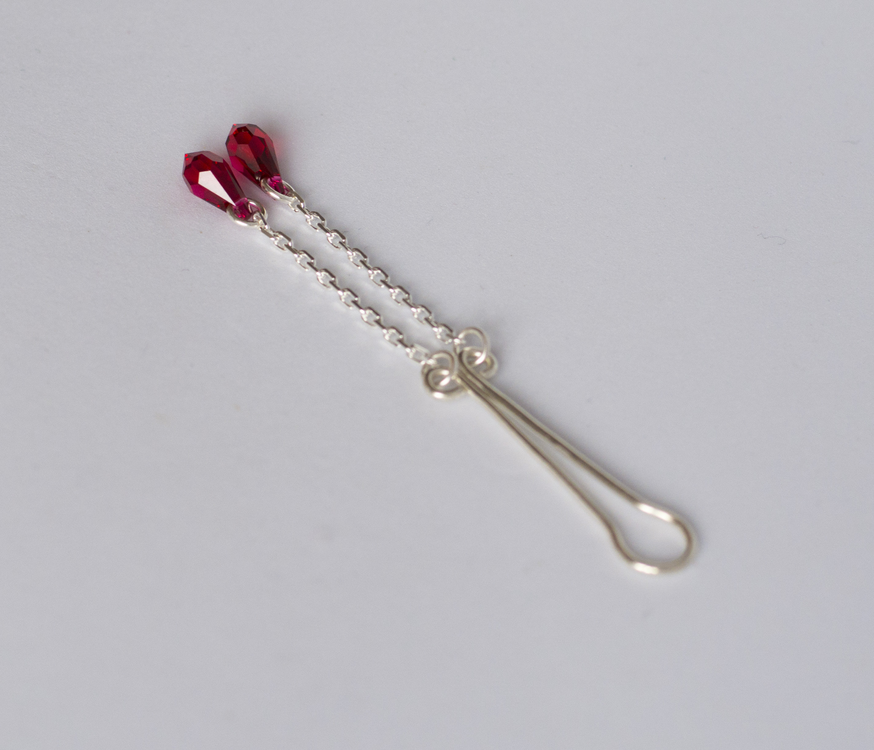 Silver clit jewelry foto 176