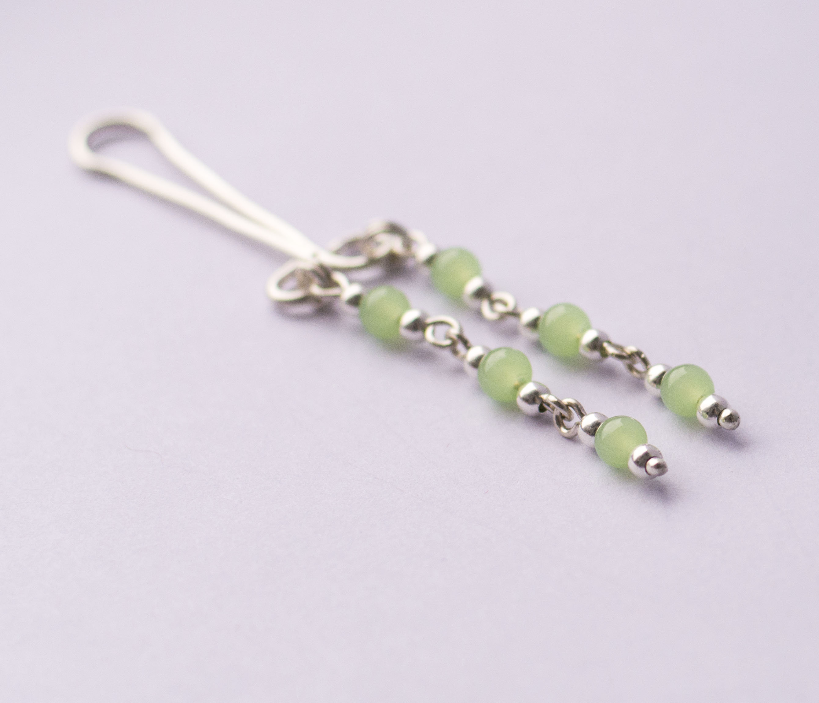 Silver clit jewelry foto