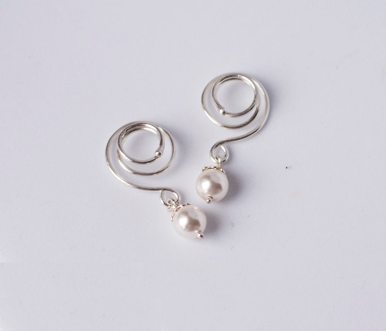 Señora aretes 925 plata Rose dorado pendientes elongada diamante blanco Pave