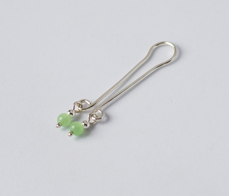 Sterling silver clit clip clitoral jewerly non piercing slide clitoris vagina clamp intimate labia jewelry fake chrysopraz clit clamp