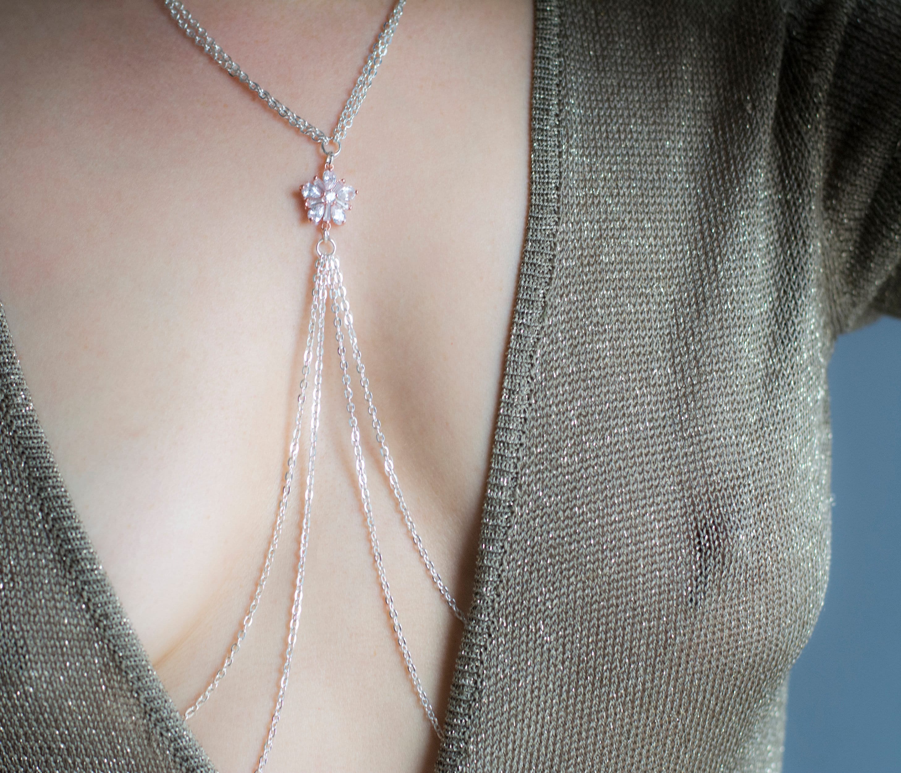 Nipple piercing cheap jewellery chain