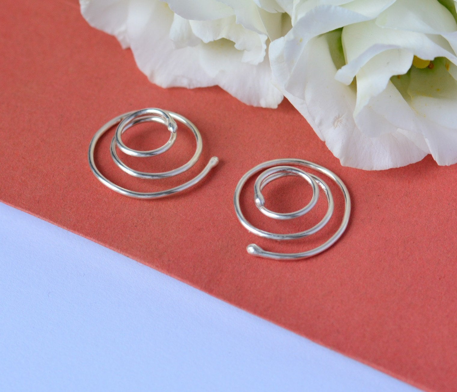 Spiral nipple clamps non piercing nipple ring set of 2 pcs. Etsy