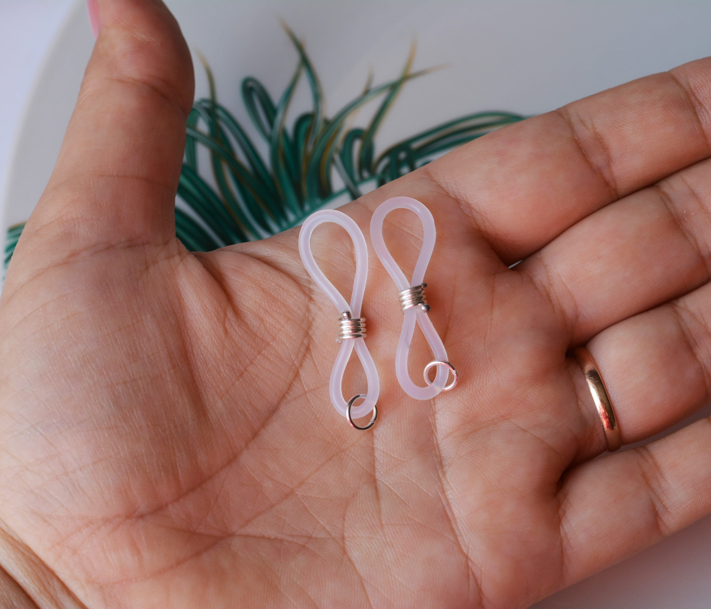 Nipple Nooses Adjustable Non piercing Nipple rings Etsy