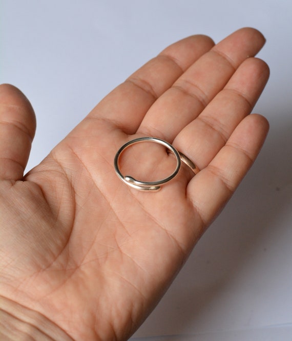 Cockring in argento sterling / Anello pene / Anello glan maschile