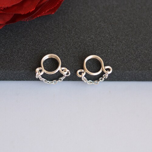 Heart Nipple Rings for Women With Wings Pink Blue Silver Wired Etsy