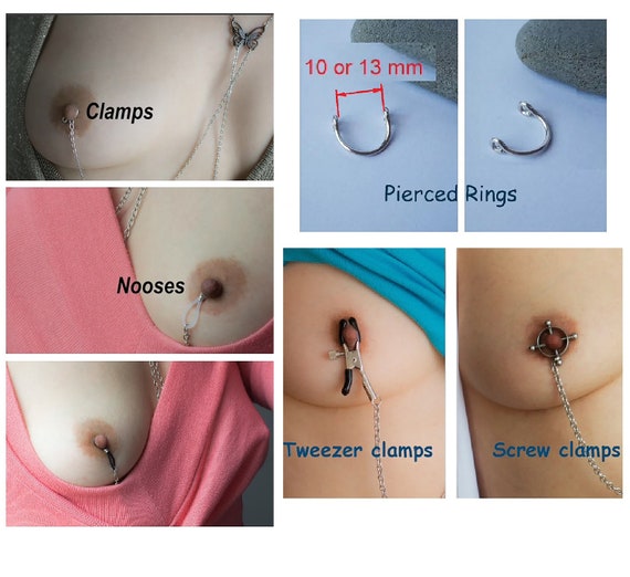 O-ring Necklace to Nipple / Tri Circle 