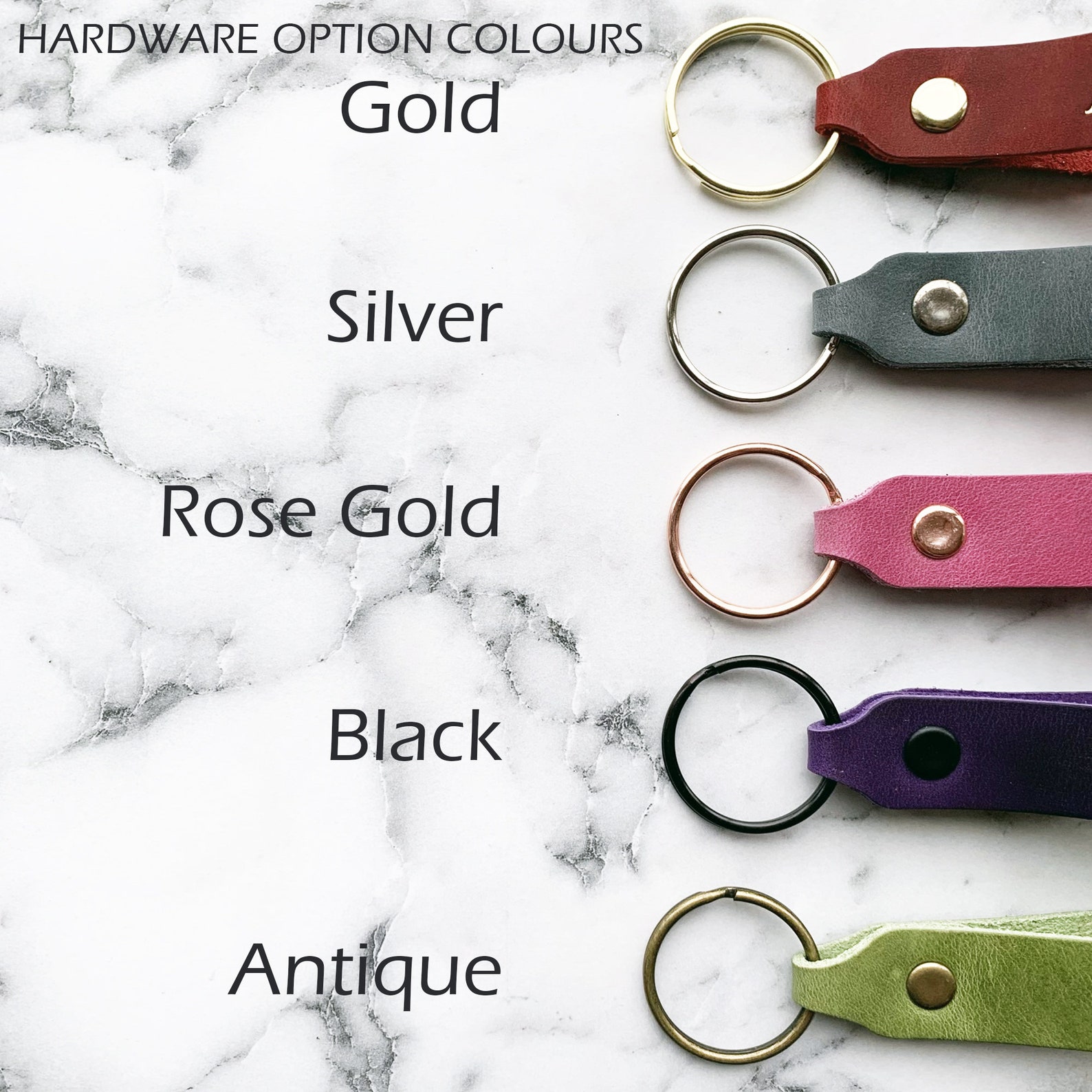 Personalised Embossed Leather Keychain. Monogrammed Leather Etsy