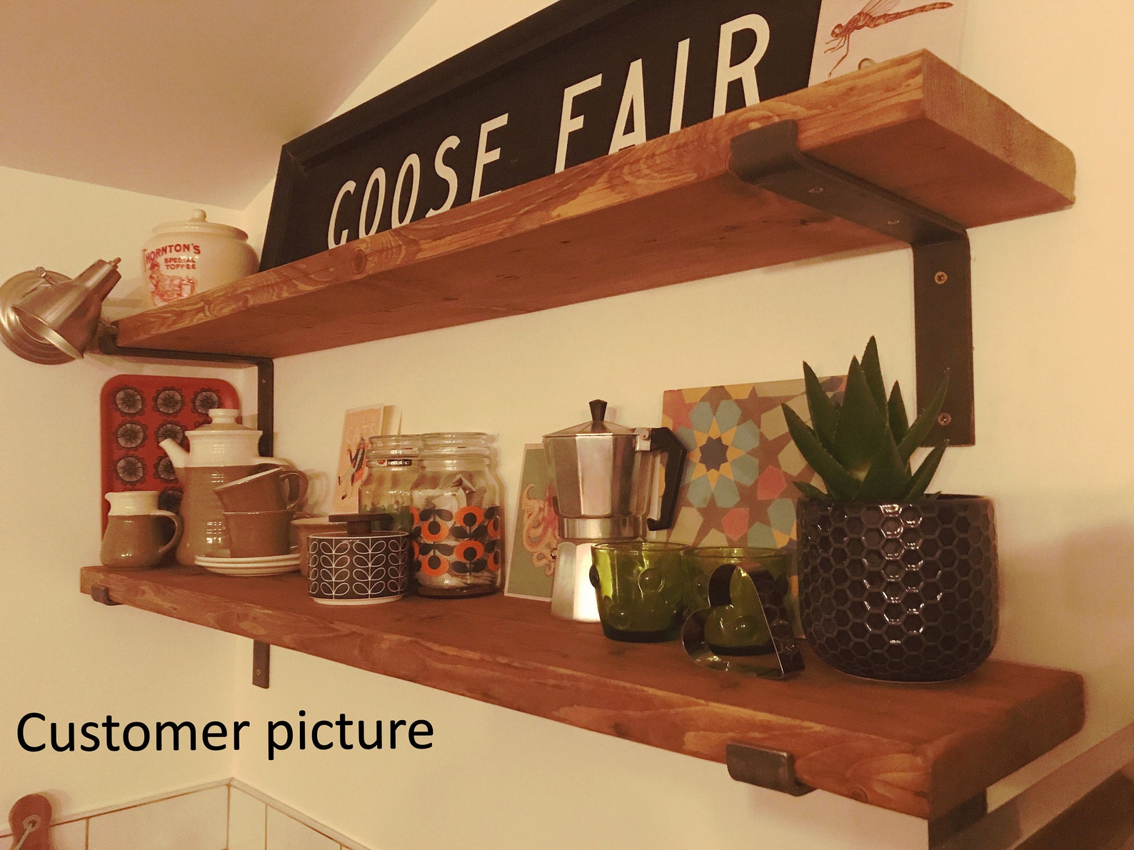 Scaffold Board Shelf WITH BRACKETS Scaffold Shelf Scaffold Etsy UK