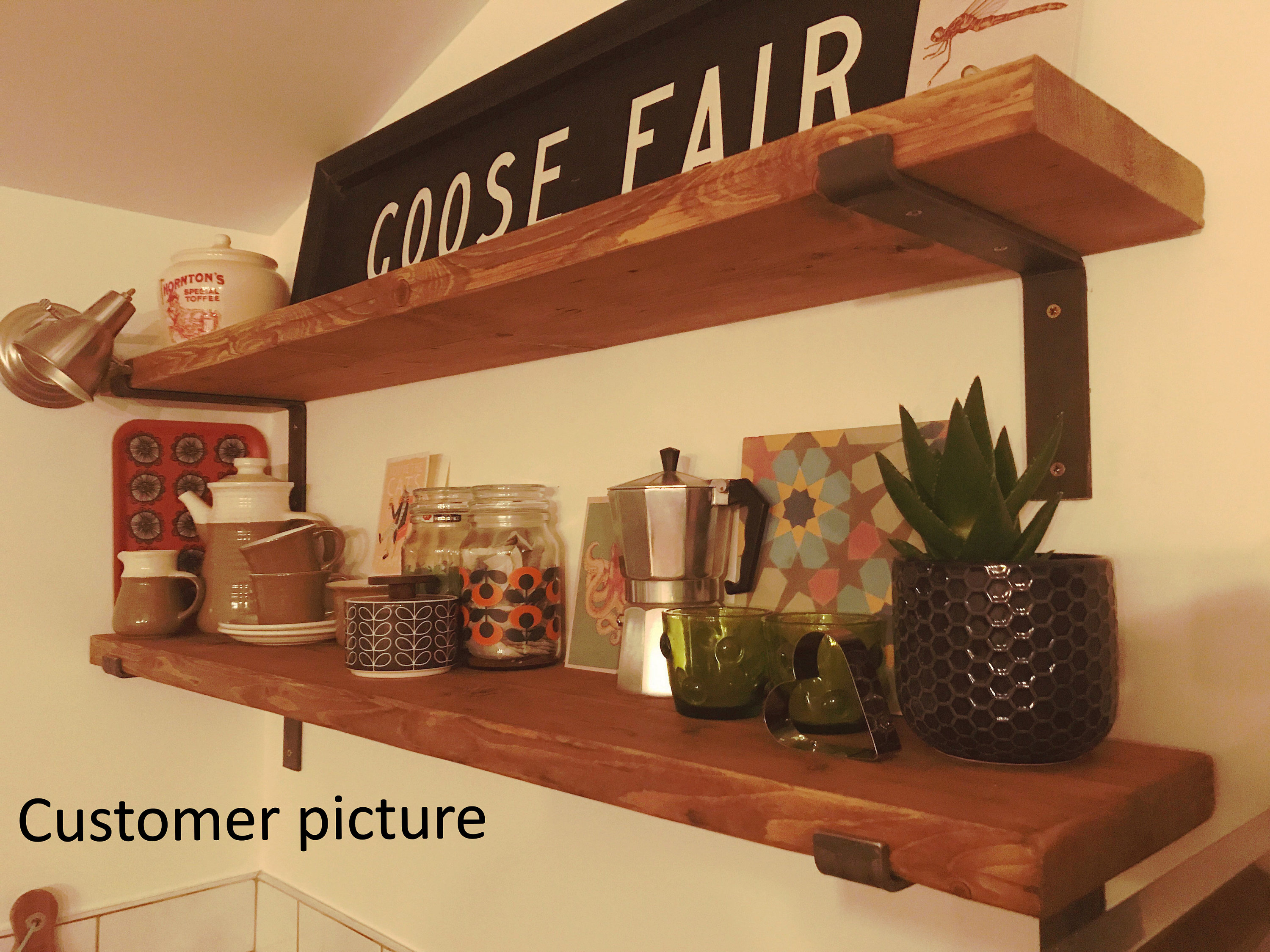 Scaffold Board Shelf WITH BRACKETS Scaffold Shelf Scaffold Etsy UK